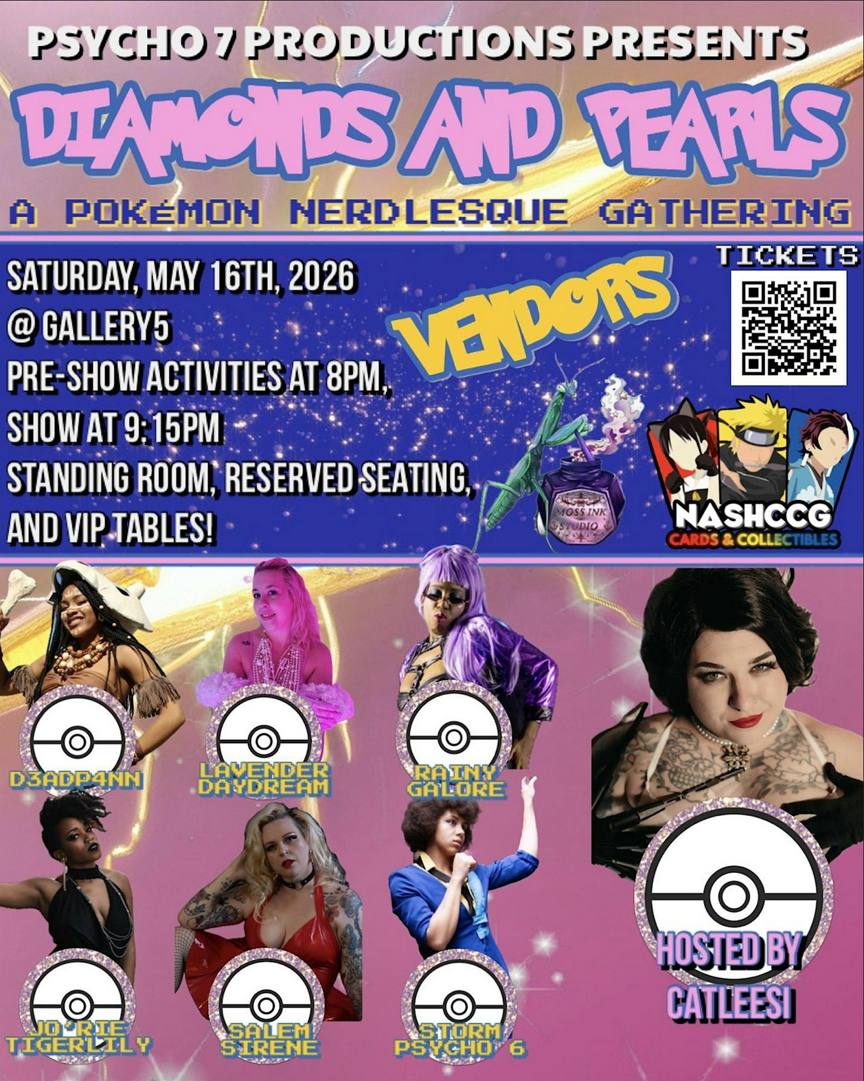DIAMONDS AND PEARLS: A Pokémon Nerdlesque Gathering!