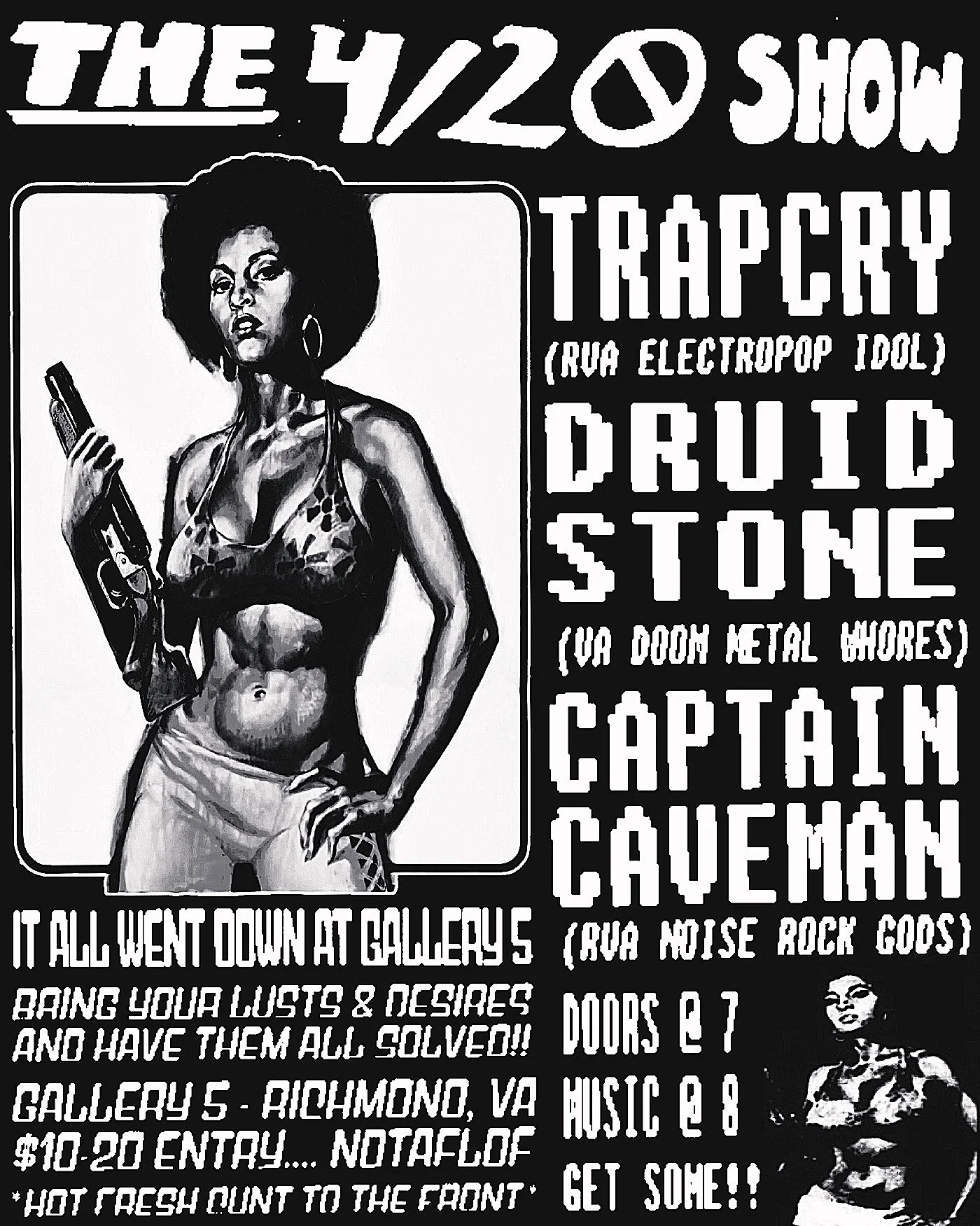 The 4/20 Show: TRAPCRY, Druid Stone, Captain Caveman