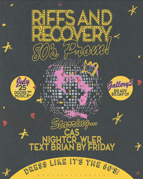 Riffs and Recovery 80’s Prom