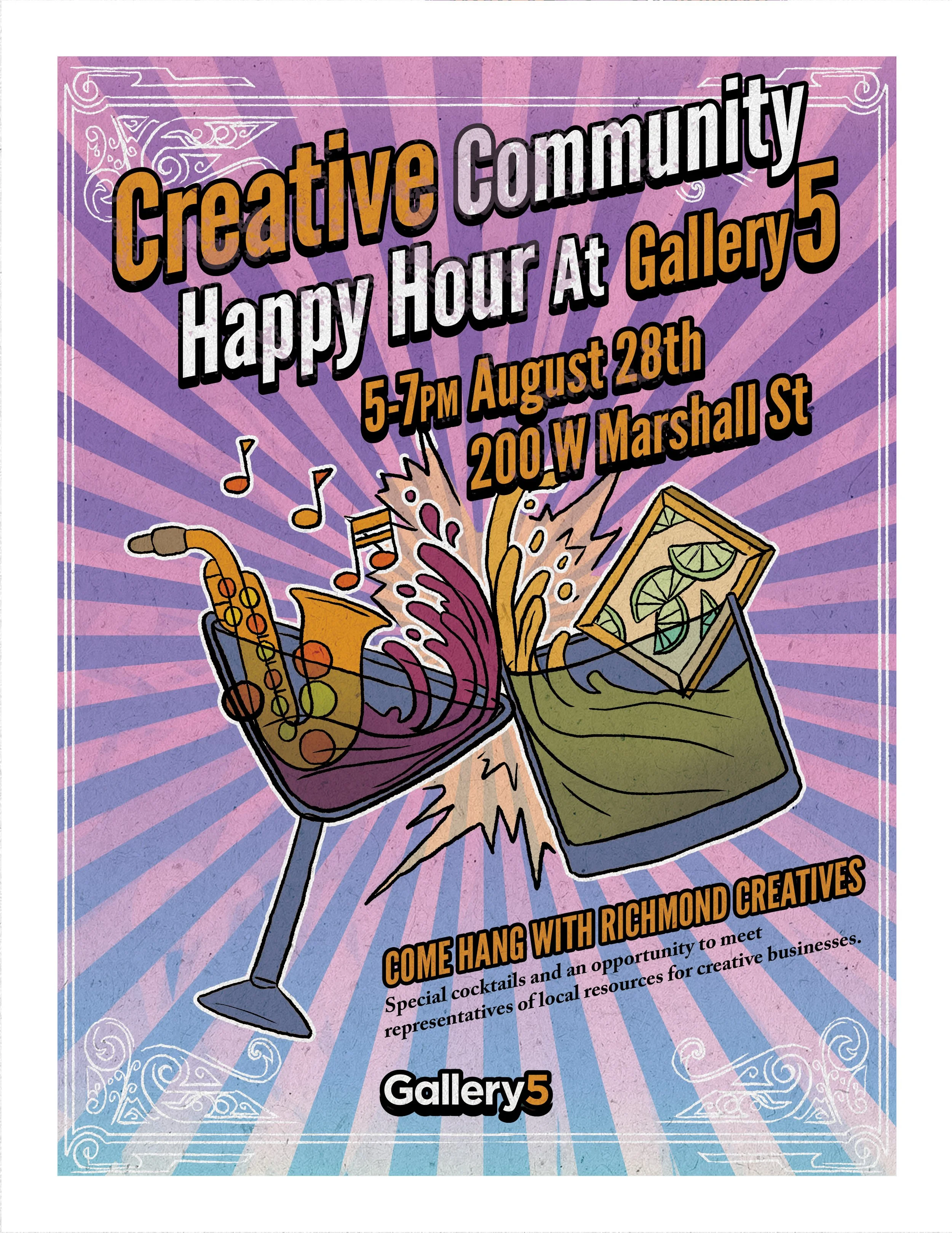 Creative Happy Hour: "From the Ground Up" Closing Reception