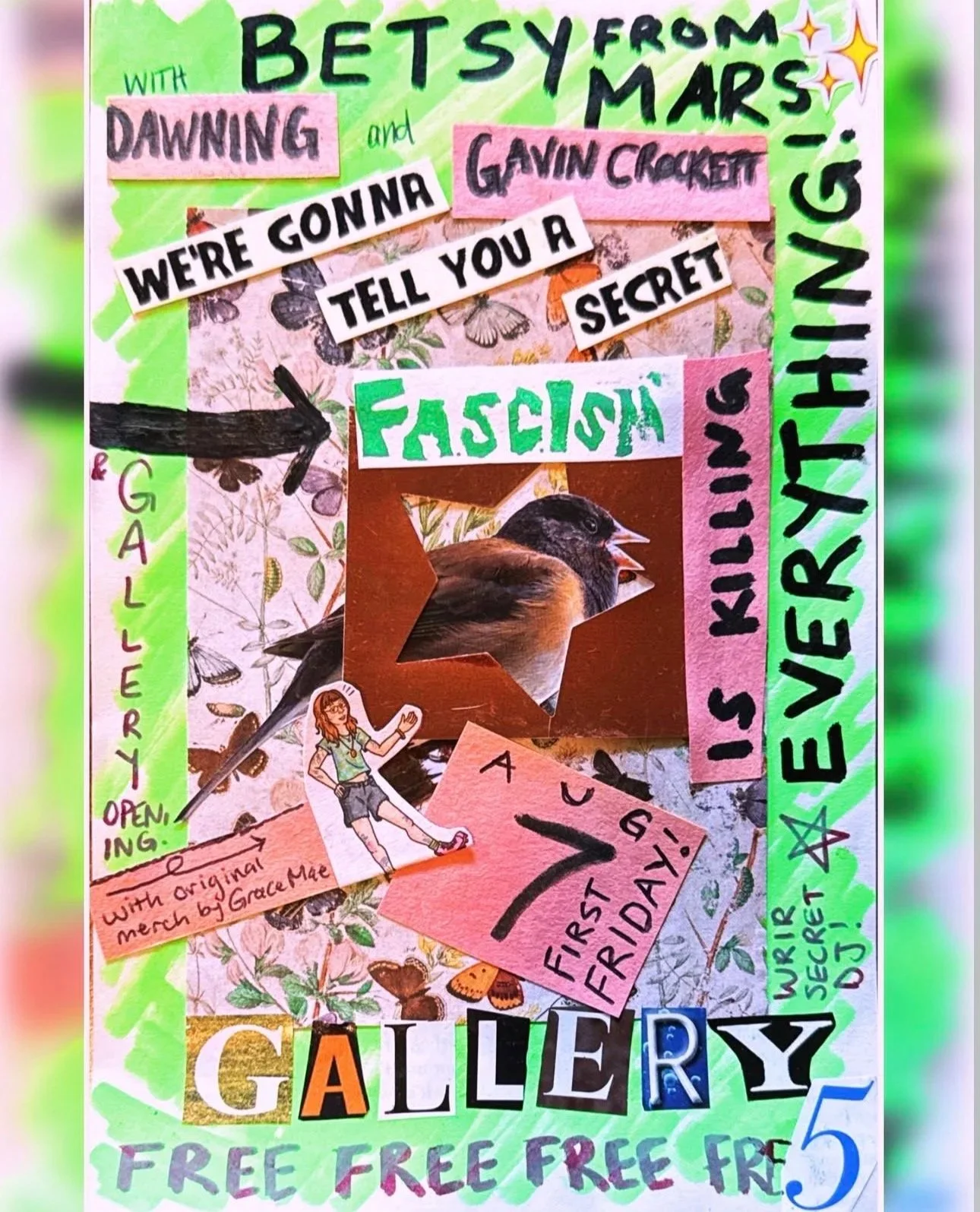 Flyer created of Besty From Mars