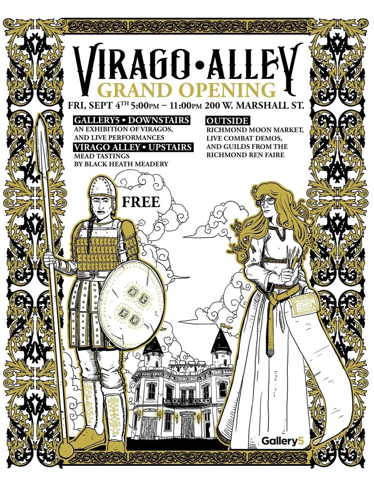 GALLERY5 SEASON KICKOFF + VIRAGO ALLEY GRAND OPENING