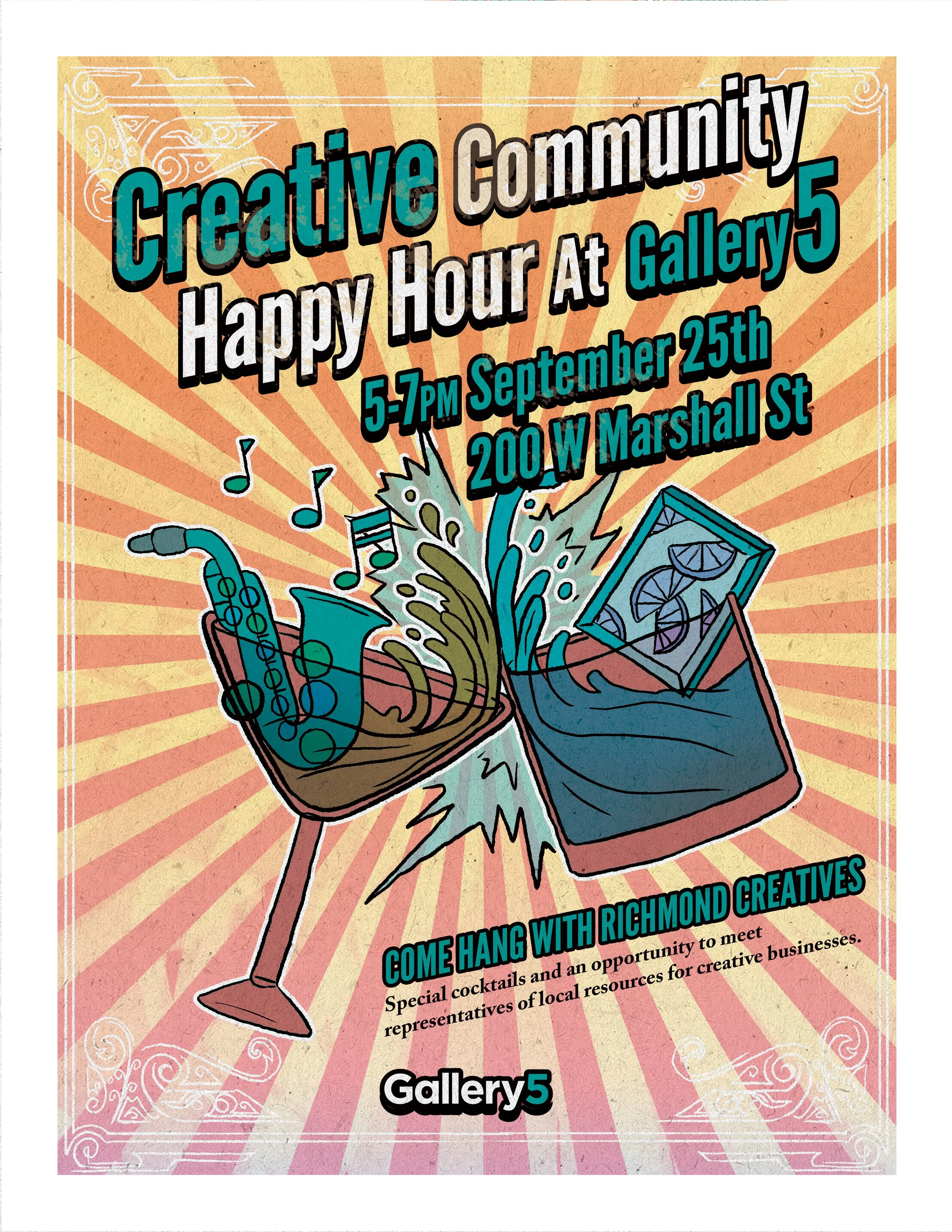 Creative Community Happy Hour & "VIRAGO: An Exhibitition" Closing Reception