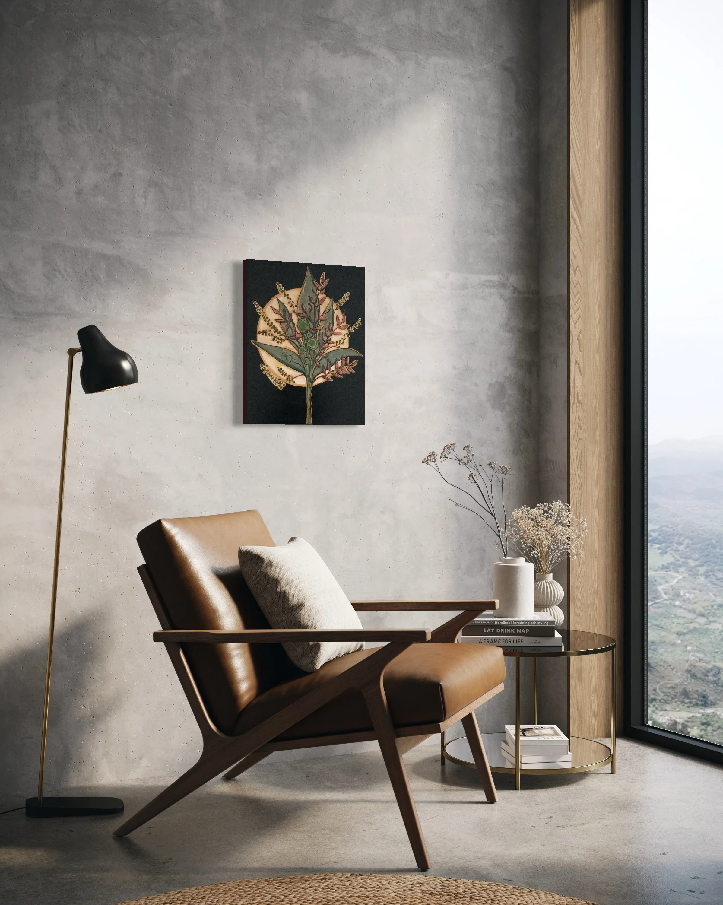    This elegant piece adds a warm focal point to an entryway or any room that needs a touch of nature. “Ginger Gold” makes a strong statement despite its small size.     This ongoing series captures beautiful things in life that we often overlook and