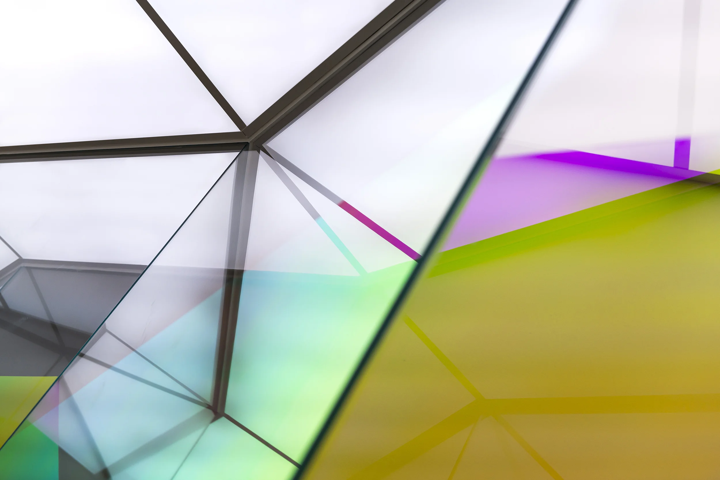 Dichroic Glass Reflections