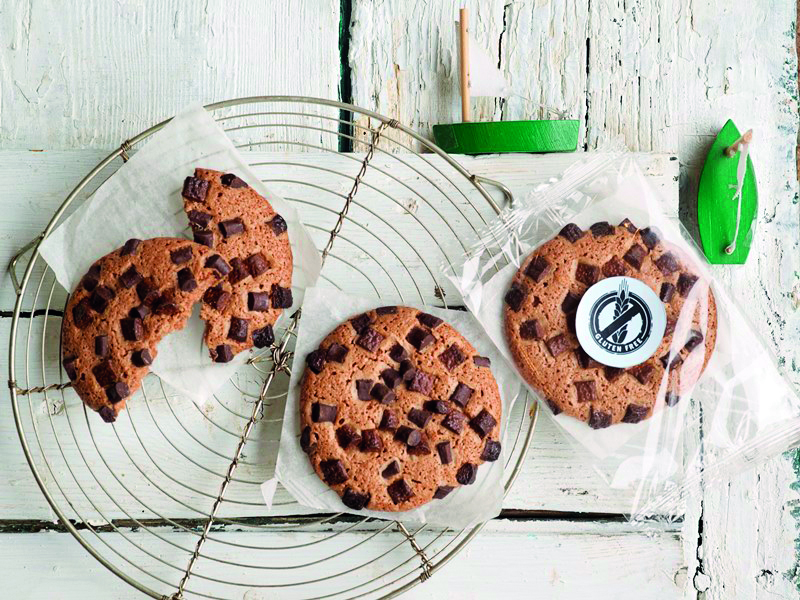 Deli-BBQ Gluteeniton Cookie suklaahipuilla