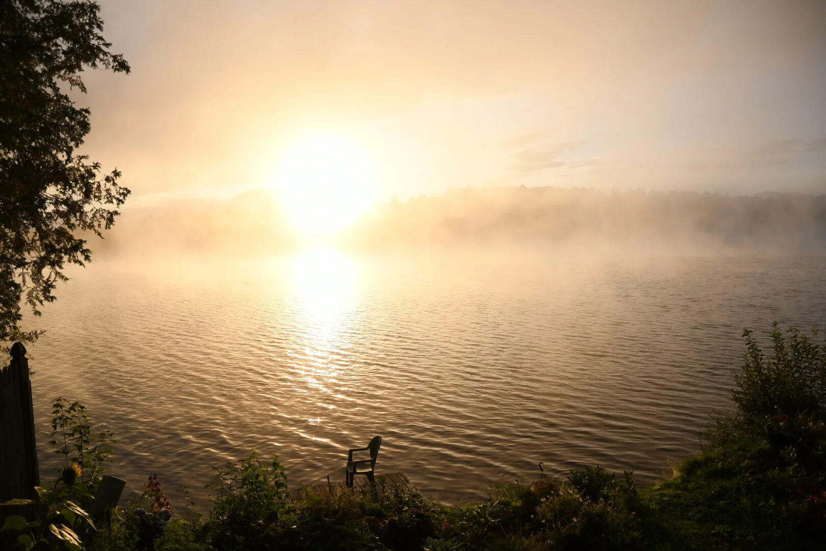 Sunrise at NewFound Lake