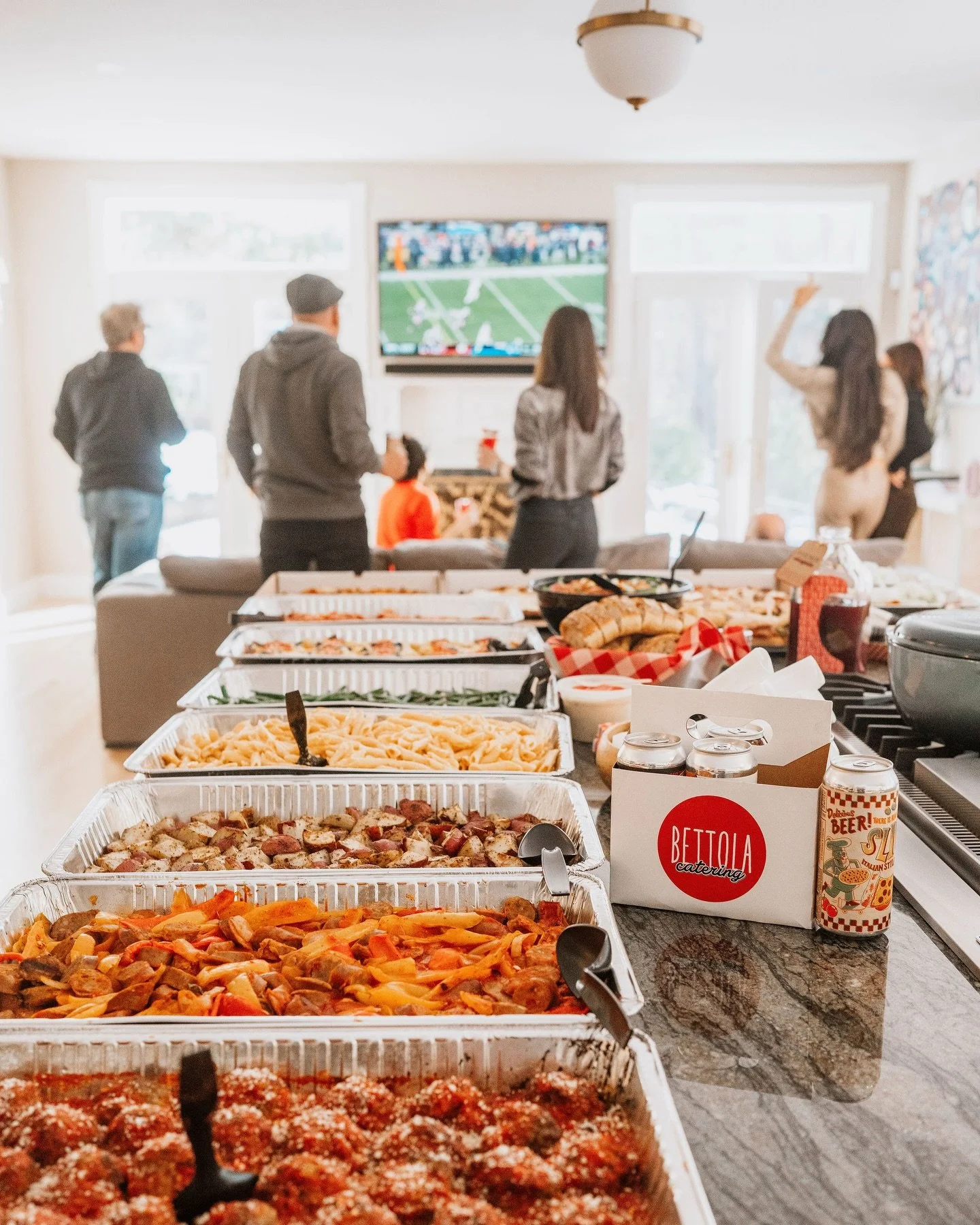 If the Patriots win, your Super Bowl catering is ON US! 🏈

Place a Bettola Catering order for the big game, and if the Pats win outright, receive a gift card equal to your order value! Just bring your receipt back within one week to redeem (up to $2