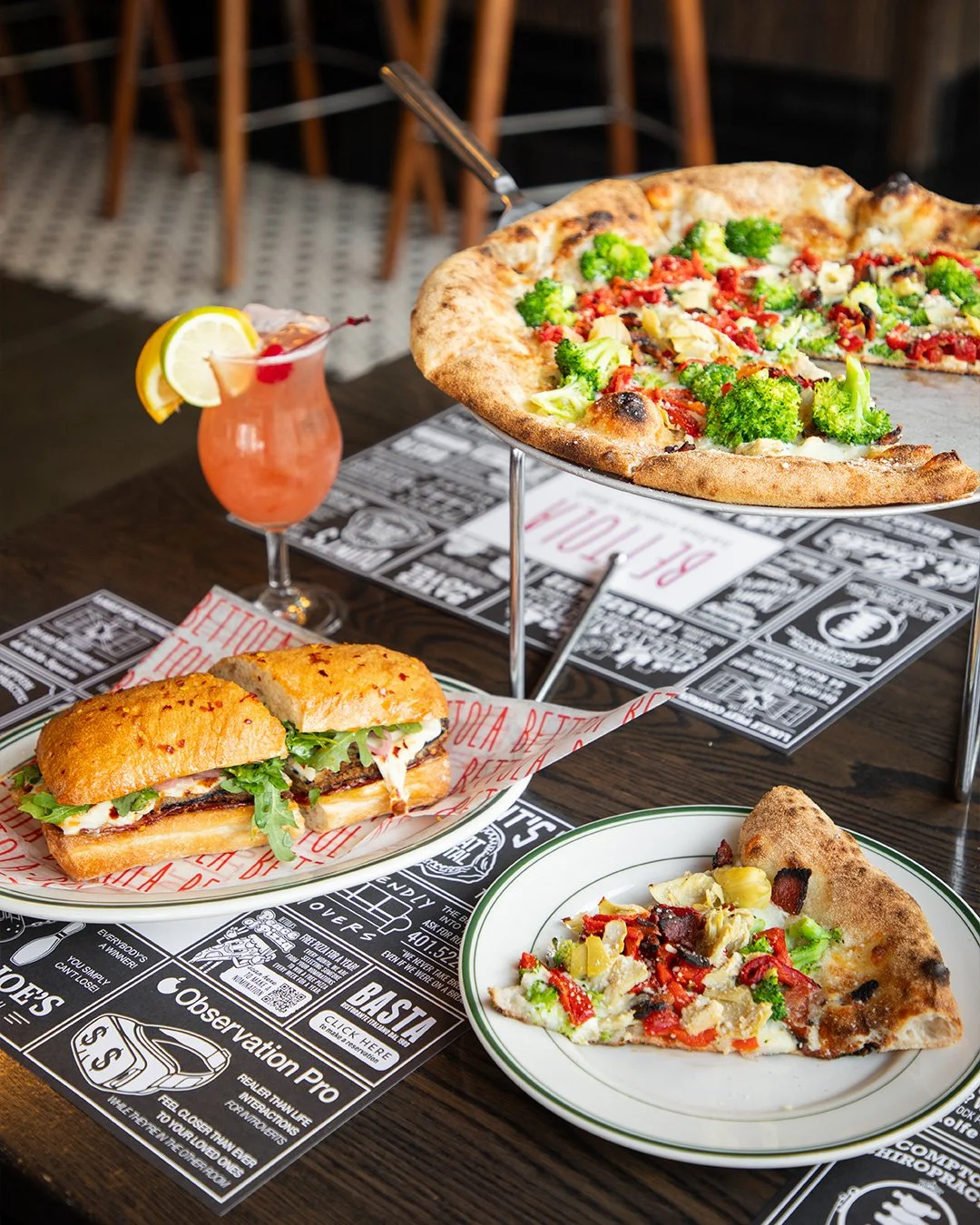 Chuck Norris didn&rsquo;t die, he&rsquo;s just expanding his territory. 👊 Knockout specials to honor the legend:

TEXAS RANGER
Garlic Oil, Shredded &amp; Fresh Mozzarella, Bacon, Broccoli, Roasted Red Pepper, Artichokes, finished with EVOO and Grate