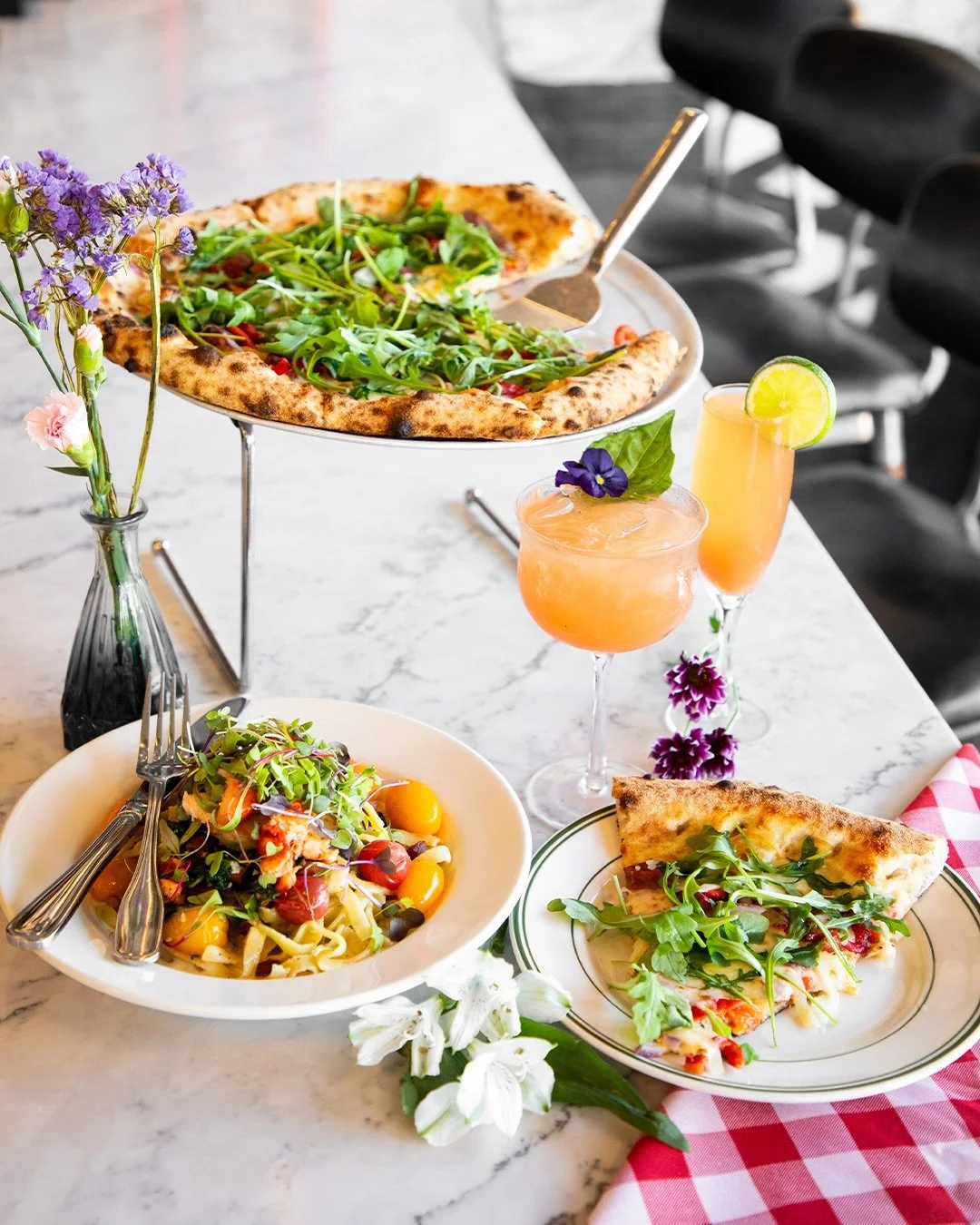 Treat yo&rsquo; momma, she deseerves it! Acceptoing reservations all weekend for this special celebration. ☎️ Call to book. 

YO&rsquo; MOMMA&rsquo;S EGG-CELLENT
Scrambled Eggs, Smoked &amp; Shredded Mozzarella, Chorizo, Fresh Red Onion, Roasted Red 
