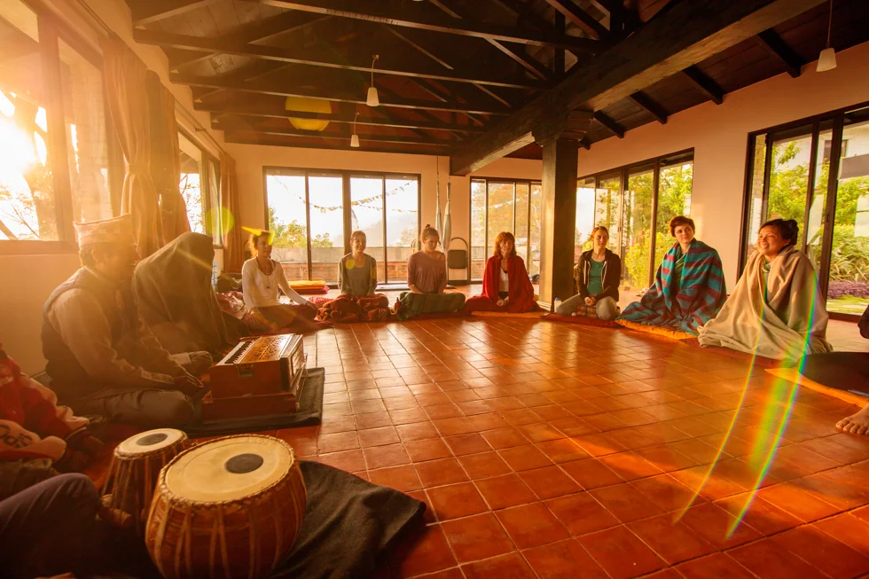 kirtan with yogi-nomad nepal