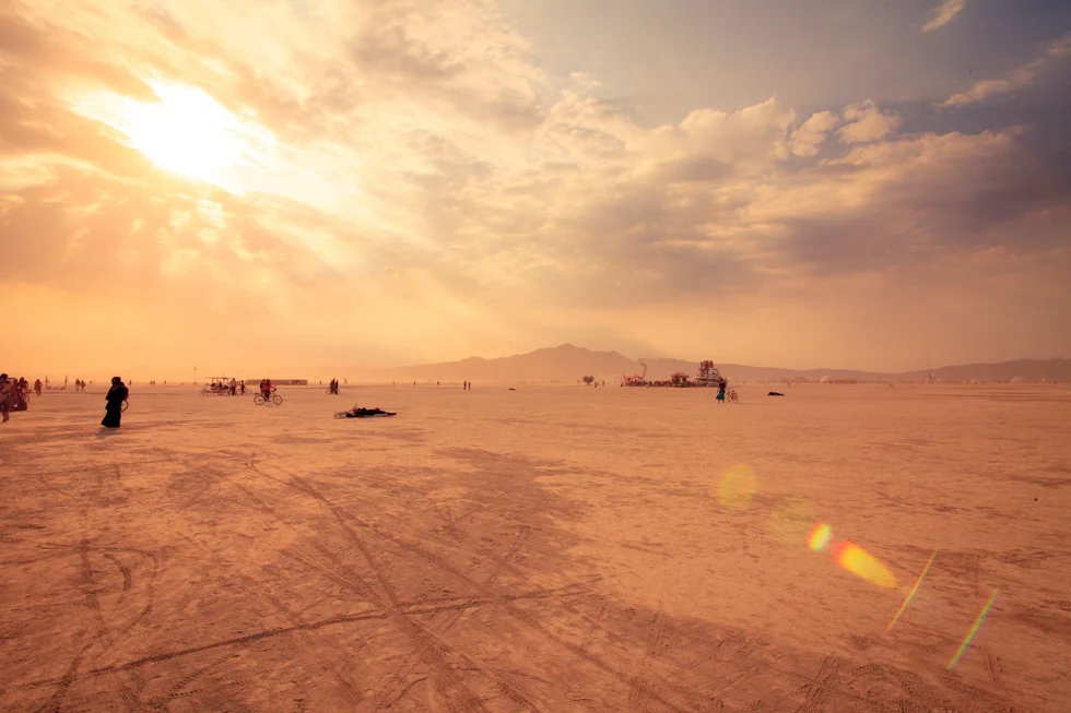 burning man open playa