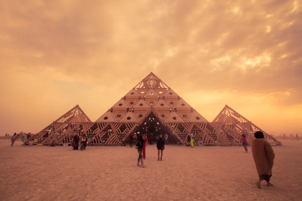 burning man temple 2013