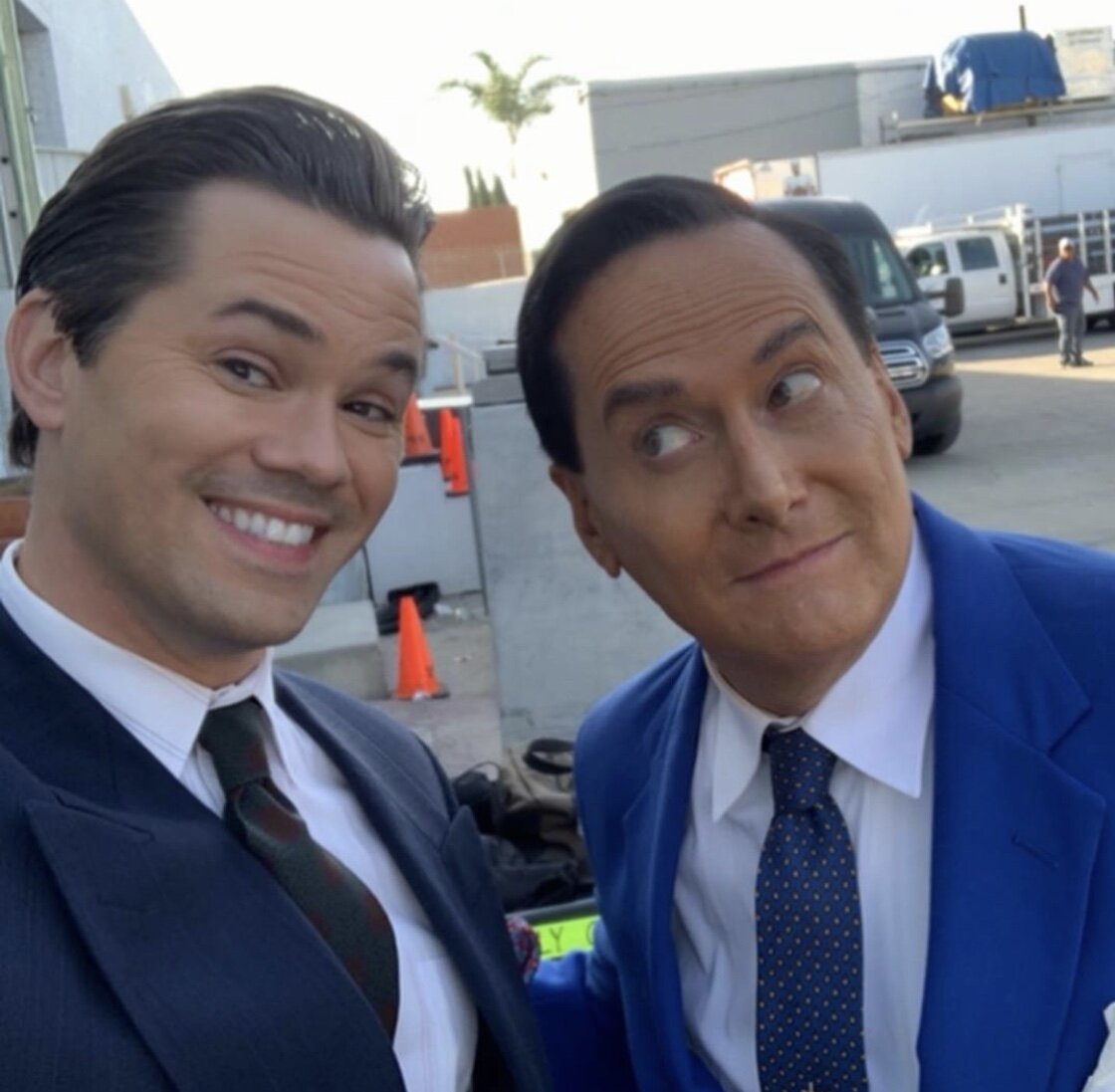 On location with Andrew Rannells; Black Monday