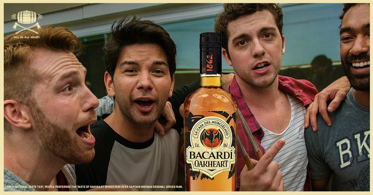 Bacardi Oakheart Print Ad