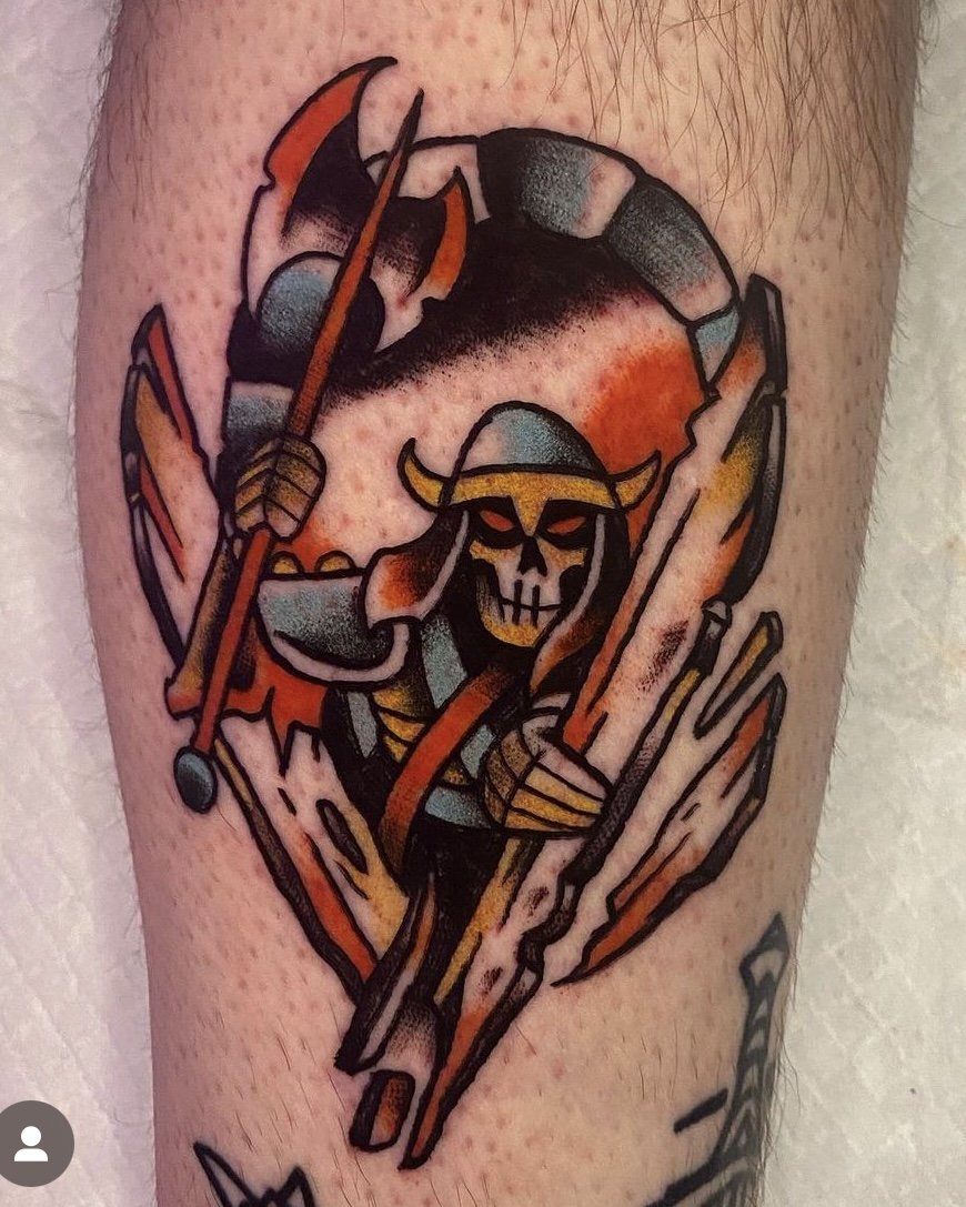 Phil Ryan Tattoos Kamloops BC Canada Paid in teeth traditional tattoos