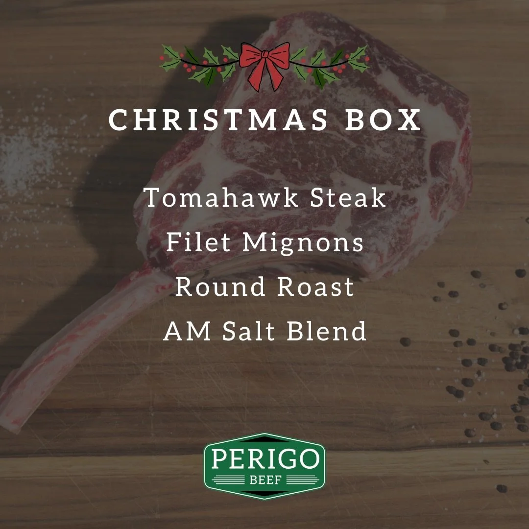 From our ranch to your Christmas tree&mdash;holiday beef boxes, specialty bundles, and stocking stuffers are officially live! 🎄🥩

If you&rsquo;re shopping for a foodie, a home cook, or a die-hard steak lover, we&rsquo;ve got a gift they&rsquo;ll lo