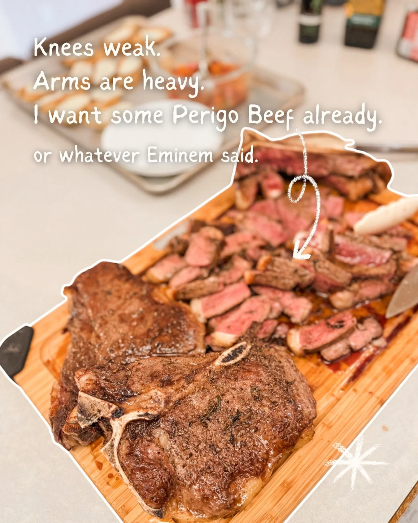 Okay maybe that&rsquo;s not exactly how it goes&hellip; but honestly it should be. 😉 

Premium, ranch-raised beef that&rsquo;s worth rapping about.

🥩 Shop steaks from our Nevada ranch &rarr; link in bio.

#farmtok #farmtotable #realfood #knowyourf