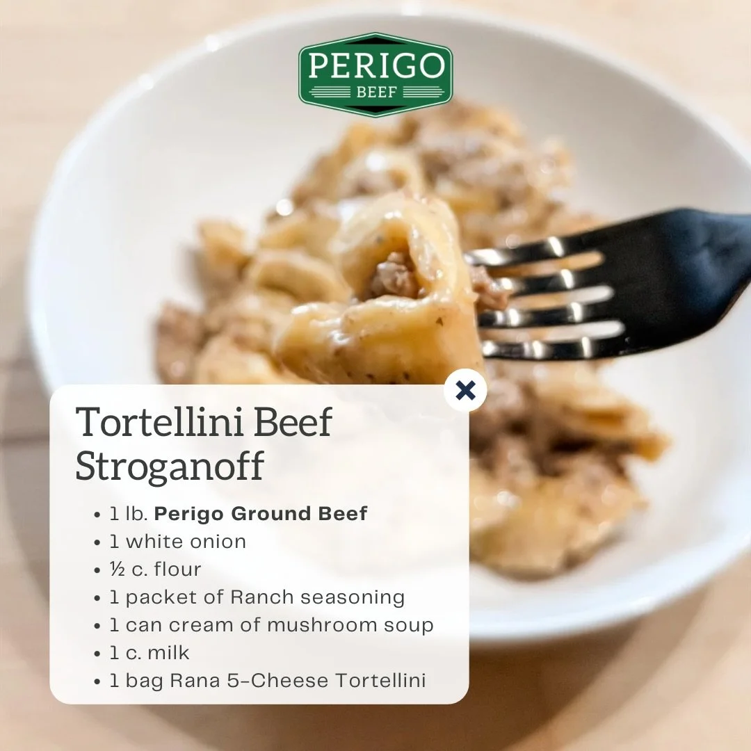 Ever feel stuck making the same dinners over and over?

Here&rsquo;s a simple one to add to the rotation, Tortellini Beef Stroganoff, using our ground beef and simple ingredients.🤌

⭐️ Also sharing a sweet review from a customer whose family goes th
