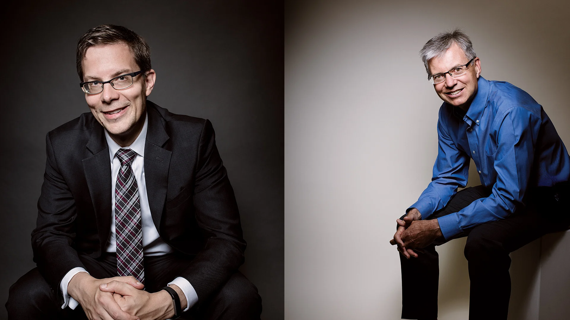 Dr. Eric Smith (l), Dr. Marc Poulin (r) - Photos by Jared Sych