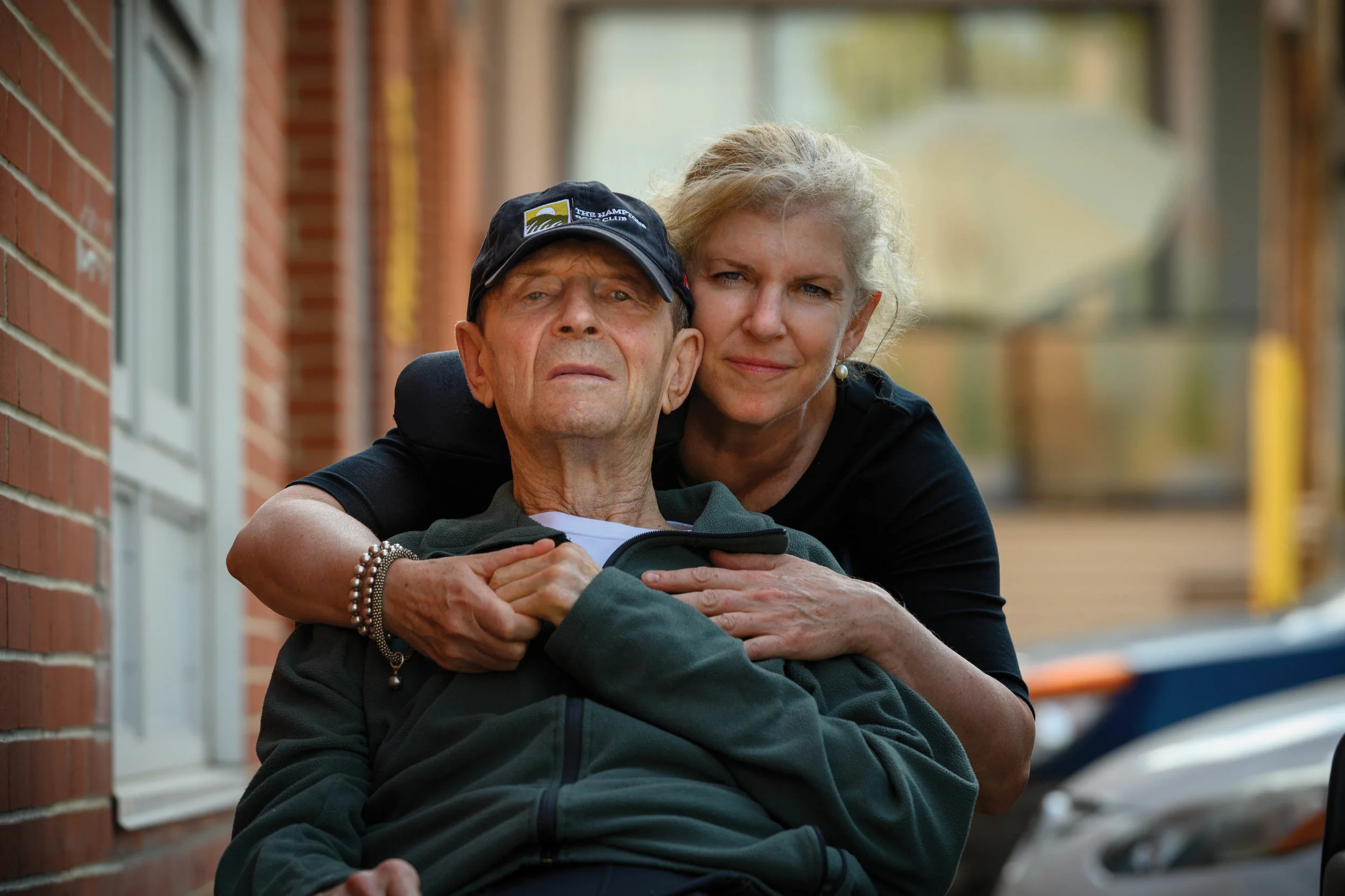 Lisa Poole, shown here with her father, John. Photographed by Laura Colpitts Photography.