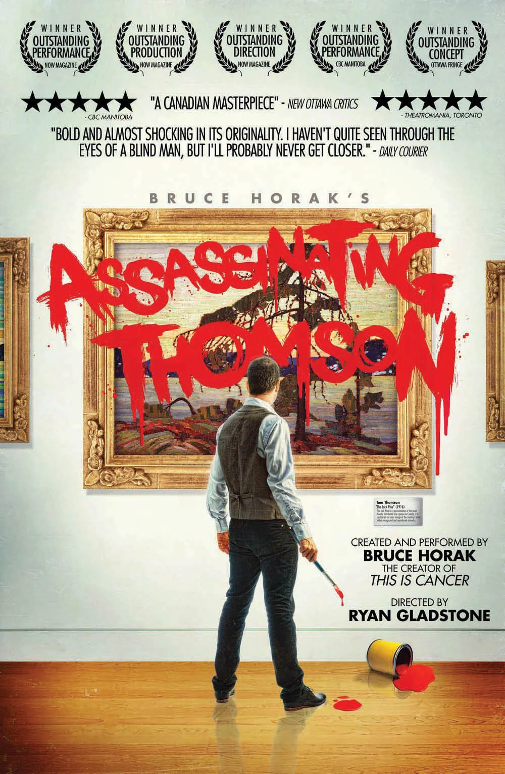 Bruce Horak’s Assassinating Thomson. Poster courtesy Bruce Horak.