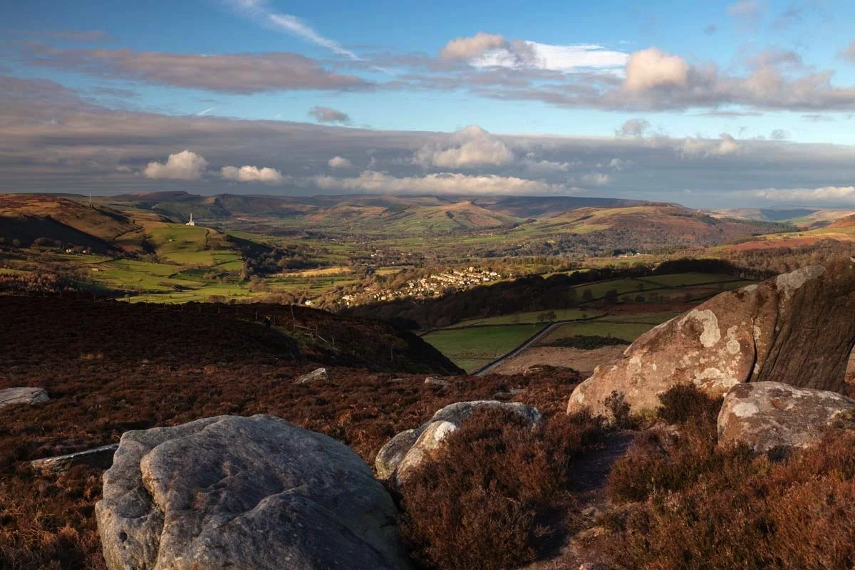 Hathersage from Over Owler