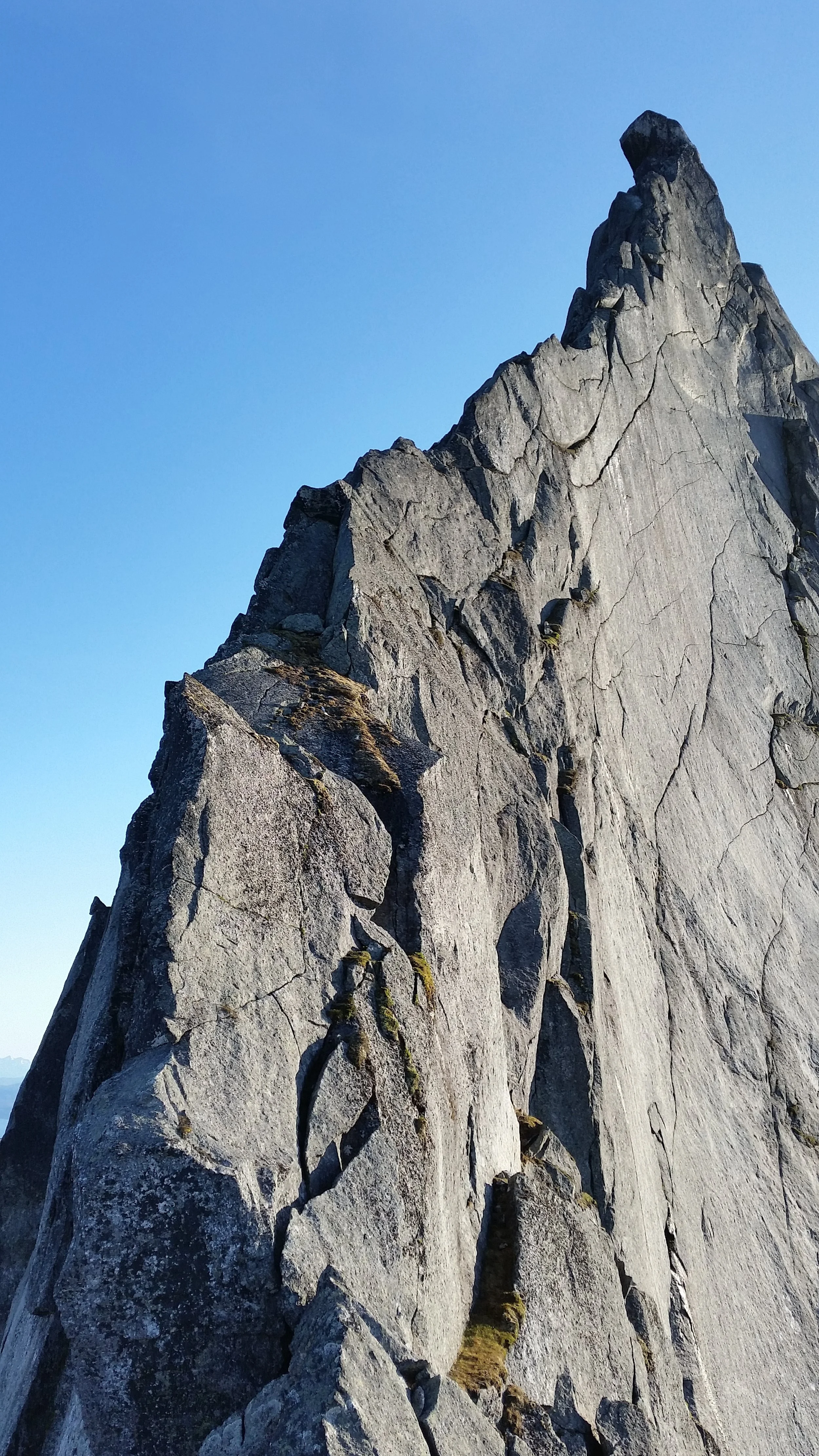 East Ridge of the Kuglehorn, one of Tysfjords many great moderate climbs