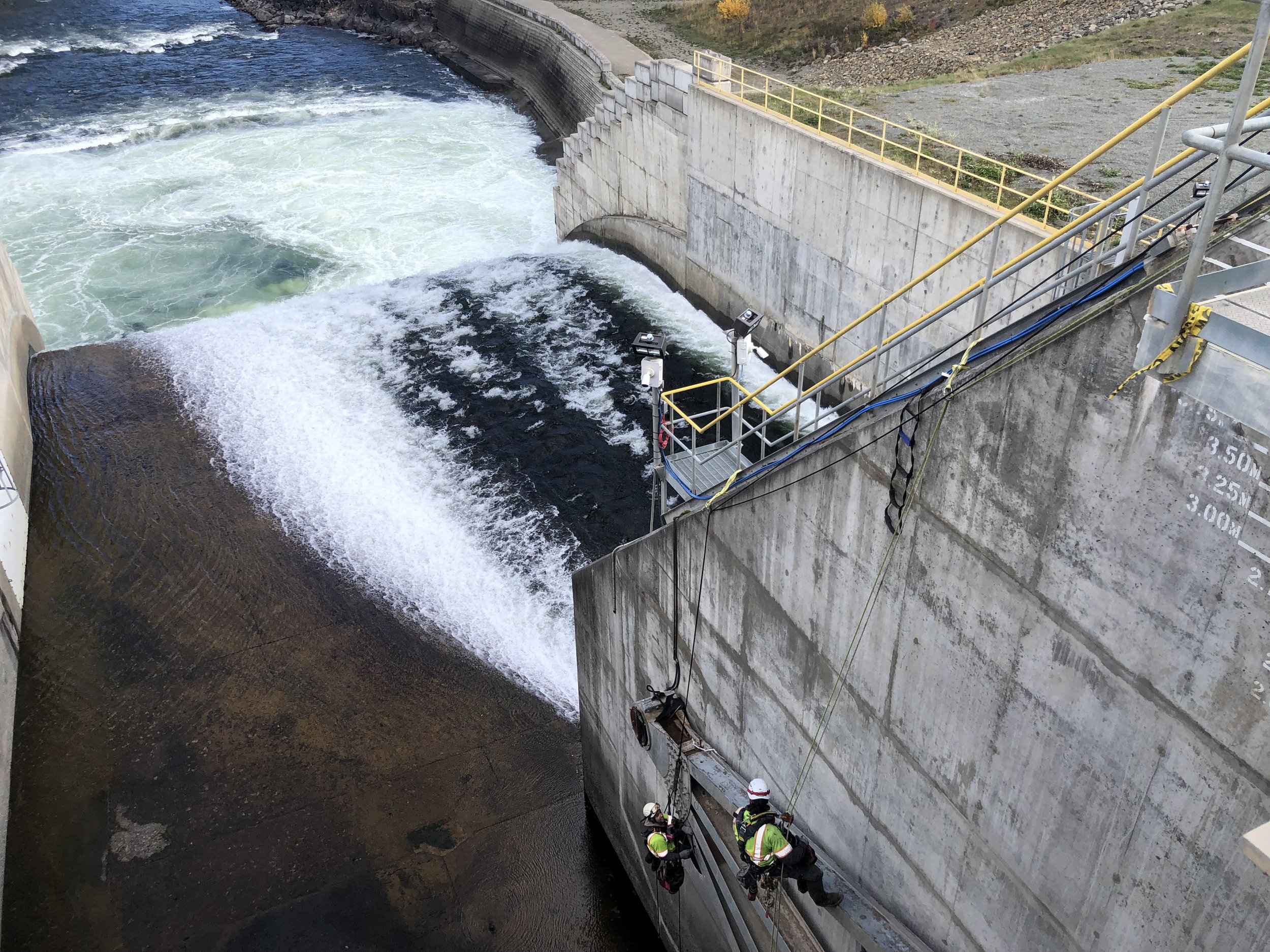 Dam Inspection - Rope Access