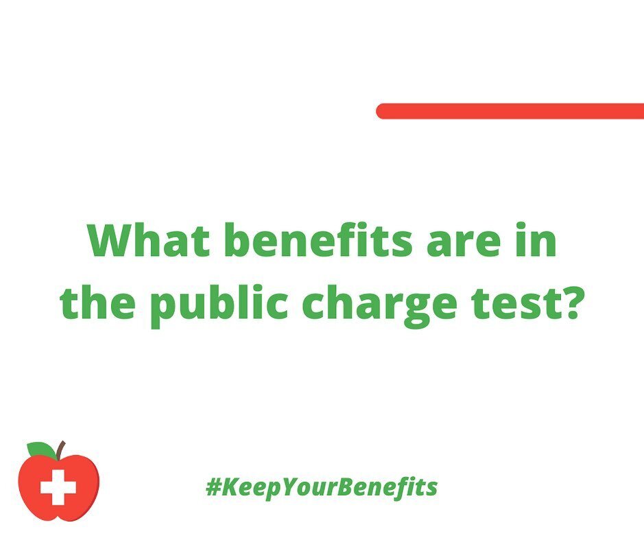 Repost: &ldquo;Question: What are the benefits in the #PublicCharge test?

Answer: There are many benefits that are NOT included in the public charge test, such as COVID-19 testing and treatment, free school lunch and Medicare. The public benefits th
