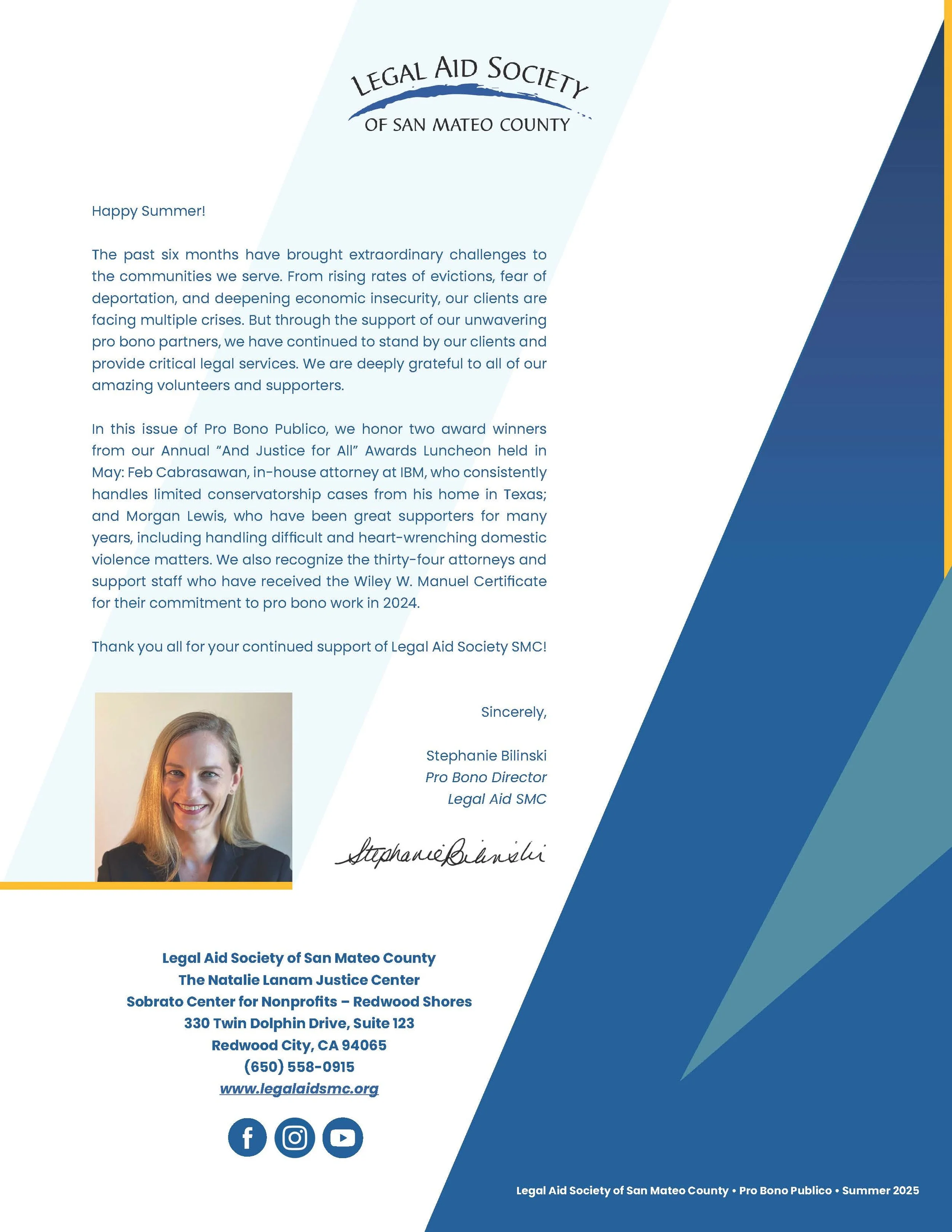 2025 Summer Pro Bono Publico