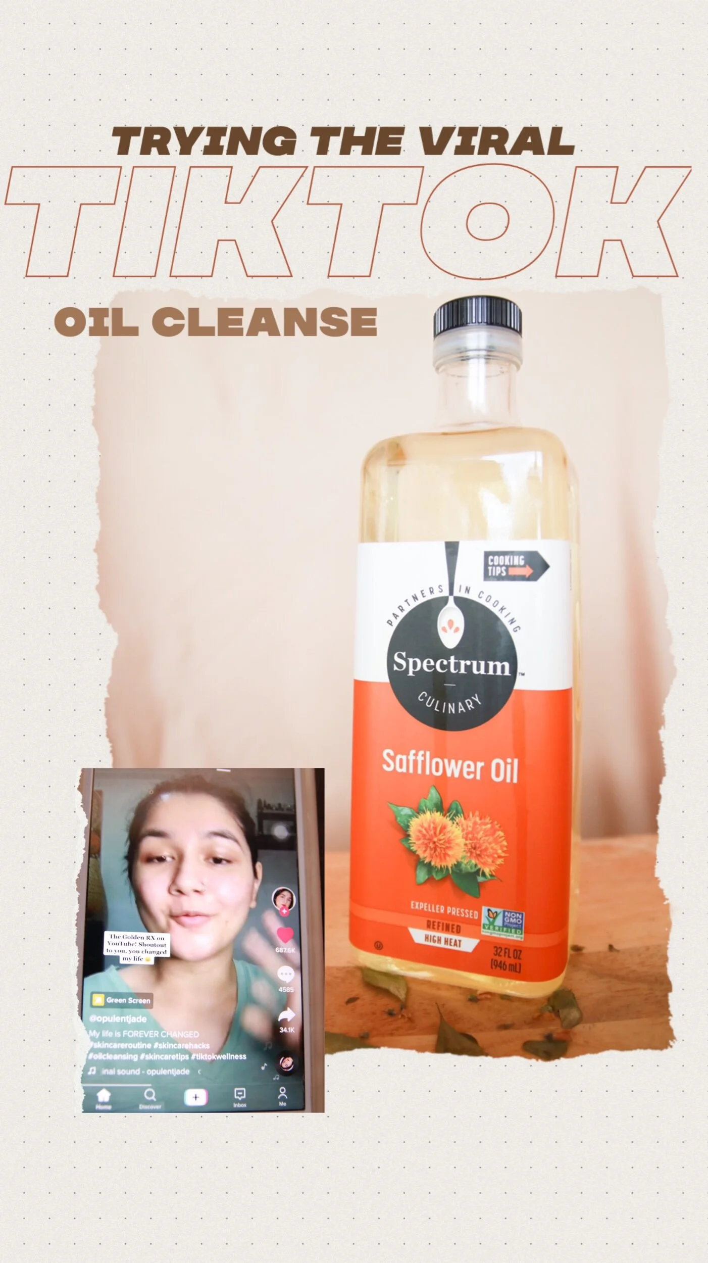 tiktok oil cleansing