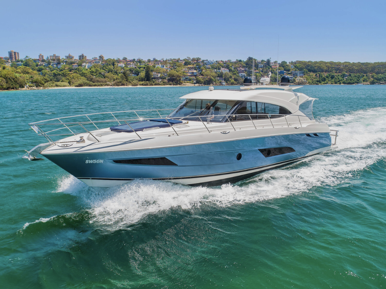 Riviera 5400 Sport Yacht- Based at Sydney Wharf Pyrmont 