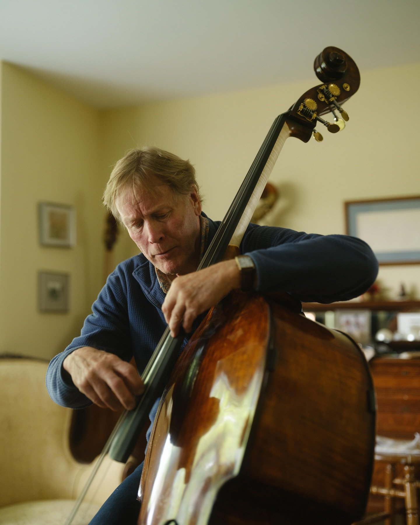 Educator, performing bassist, and luthier Ed Fedewa showing a few of his basses in his lovely home. I can saw for sure, whether they are centuries old or made in his shop I can say Ed knows how to make them sing!