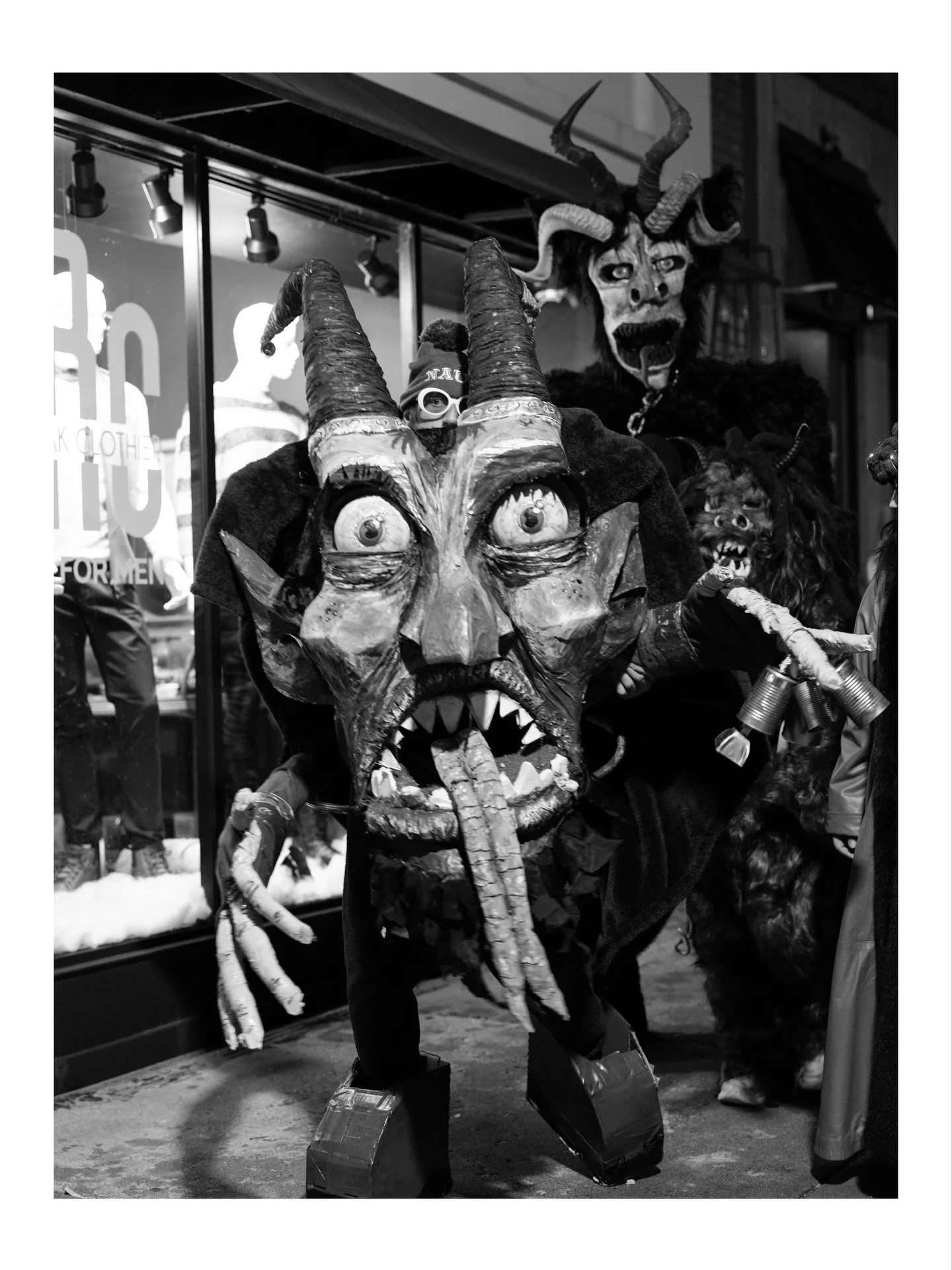 People of Krampusnacht Festival 2025

It was a fun event and smiles were plentiful, I had a hard time finding moody sights like these.