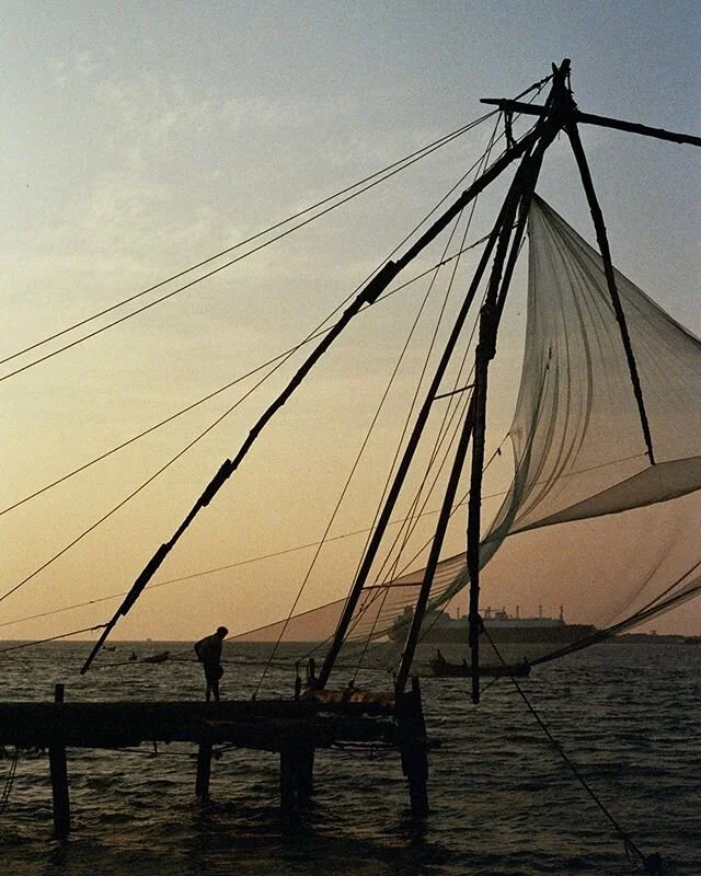 Traditional fishing nets in India are a thing of beauty, ancient in their form and in their wisdom. #35mm