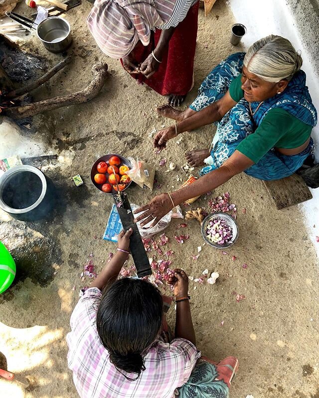 Togetherness. The beauty of preparing a meal together is understood all over the world.