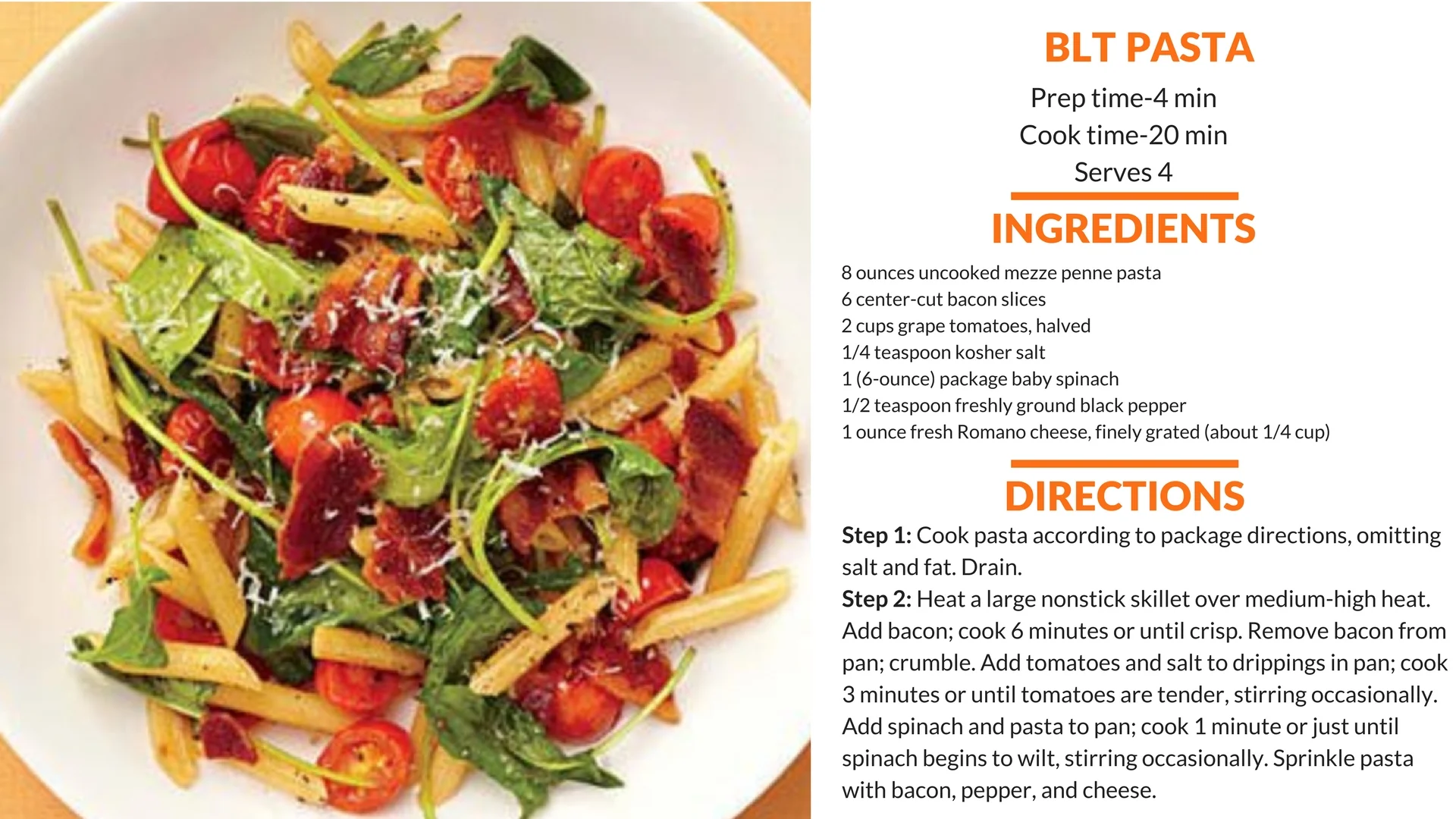 BLT Pasta