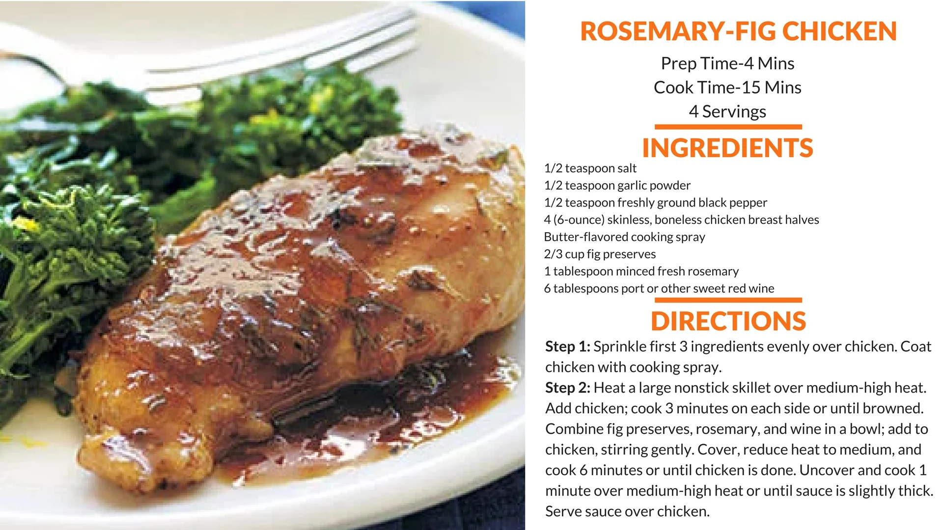 Rosemary-Fig Chicken