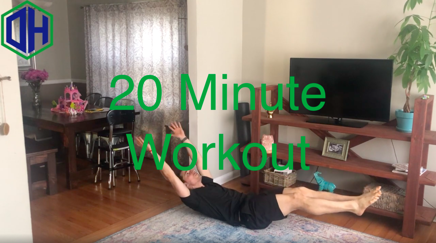 20 Minute workout that builds muscle from home