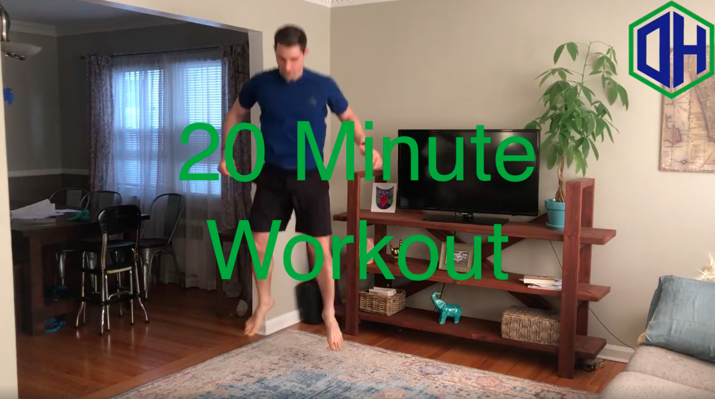 20 minute fat burning at home workout (No equipment needed)