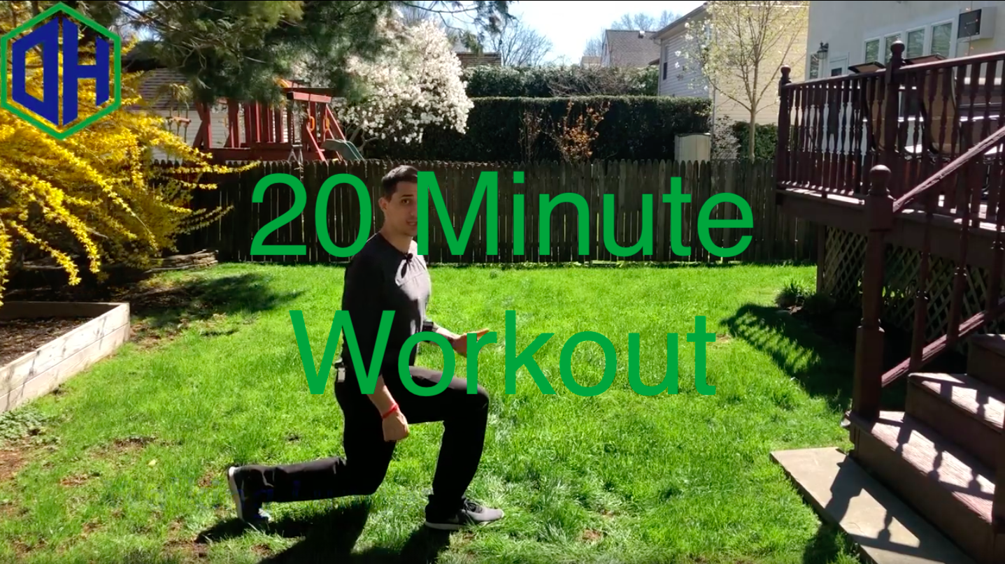 Get that Dad body moving with this 20 minute high intensity workout (No equipment needed)