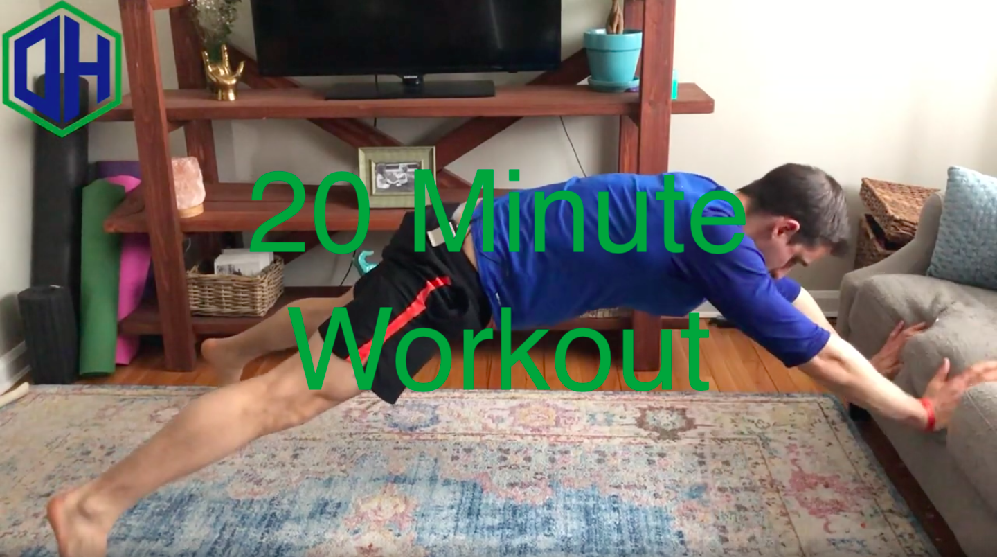 Core crushing high intensity 20 minute workout (No equipment needed)