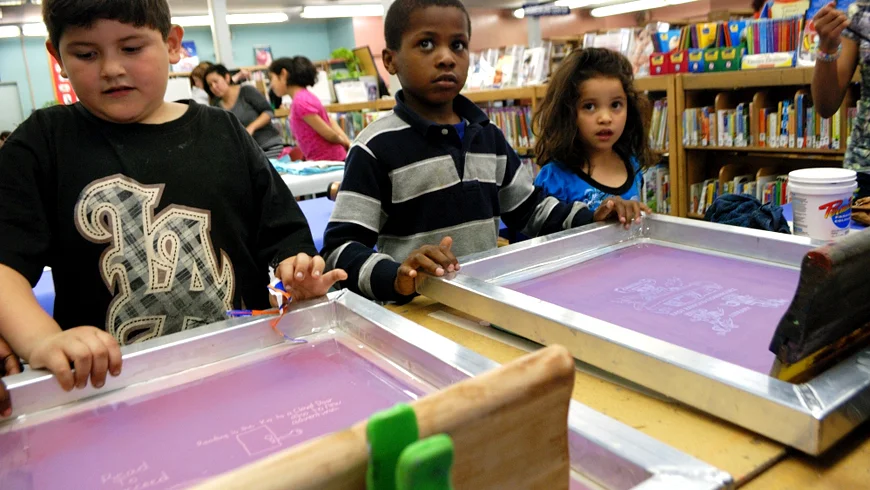 East Rancho Screenprint Youth Library Engagement.jpg