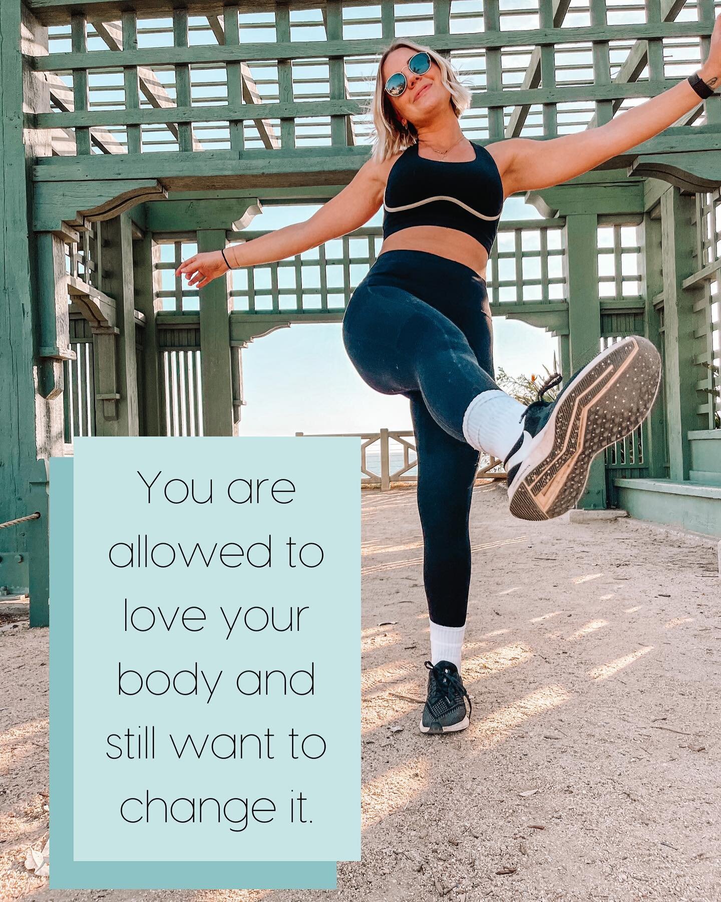 Loving your body does not always mean that you never want it to change. Wanting your body to change does not mean that you inherently hate it. 

When it comes to wanting your body to change, the most important question you can ask yourself is WHY. 
-