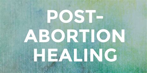 Healing Tool for After an Abortion