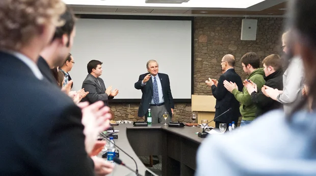 Students' Council honours former premier Roy Romanow