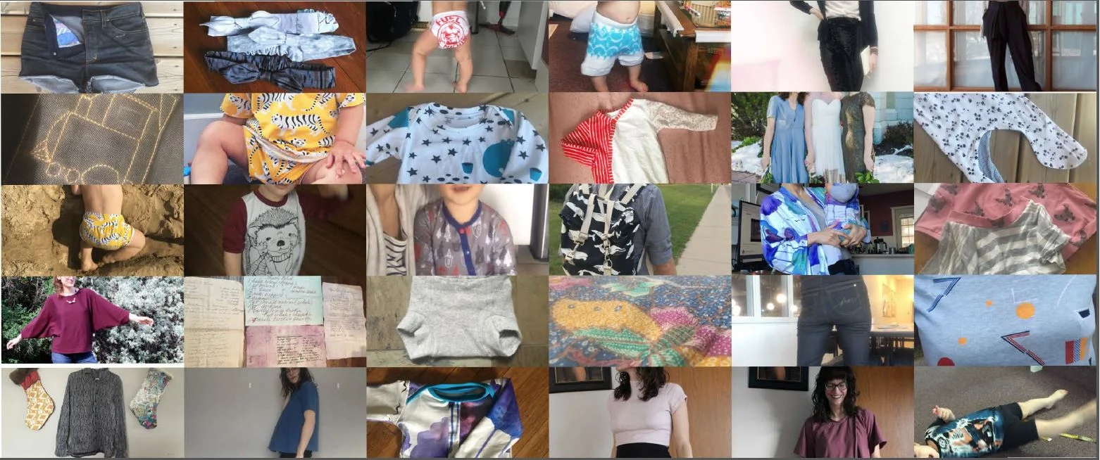 Most of what I sewed in 2018