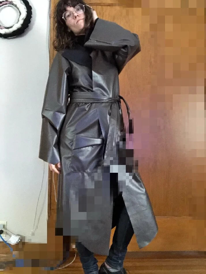 Zero waste trenchcoat