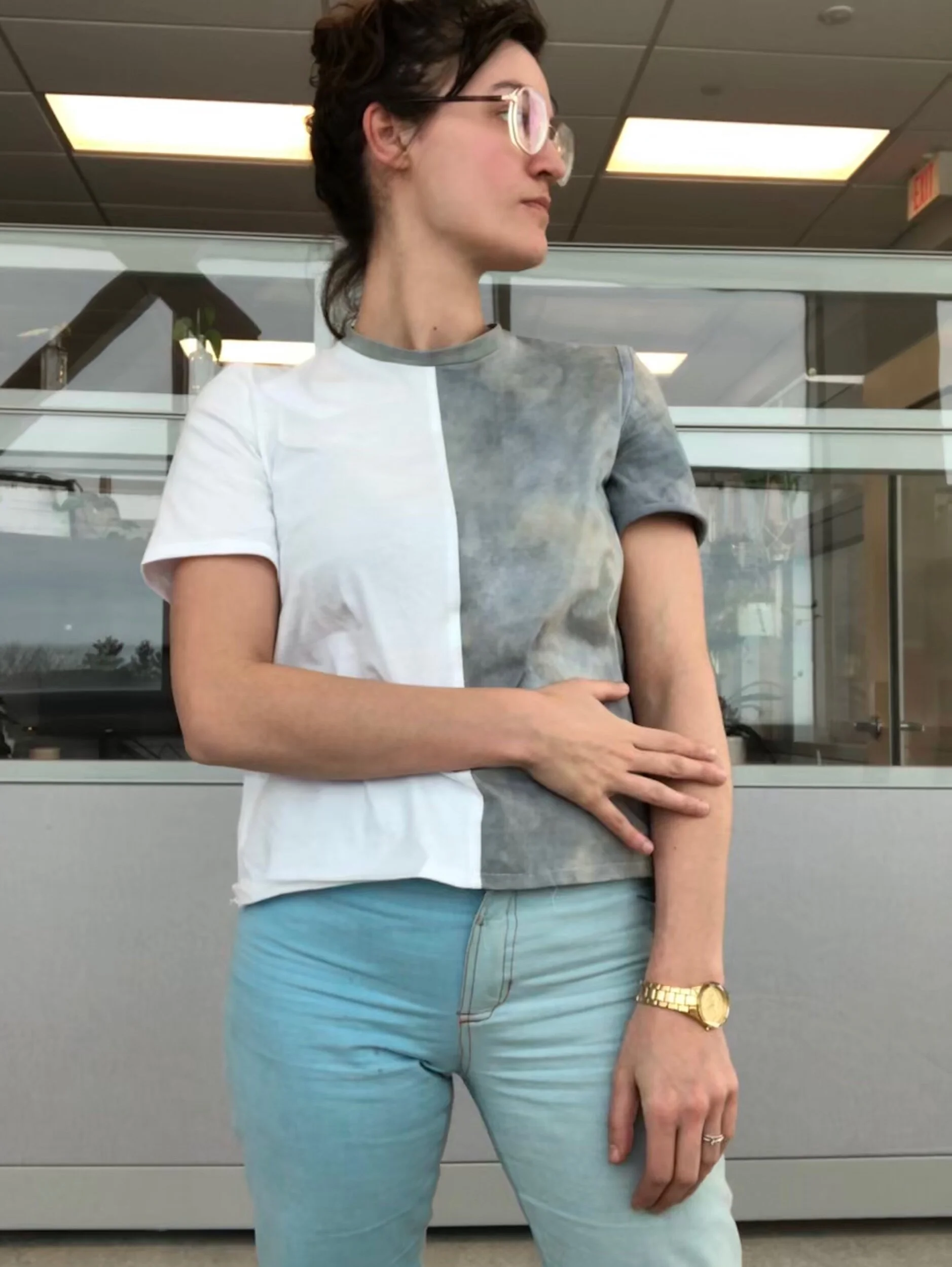 (Partially) Black bean dyed tshirt